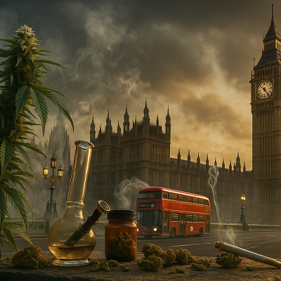 The Top Cities in the U.K. for Weed Consumption